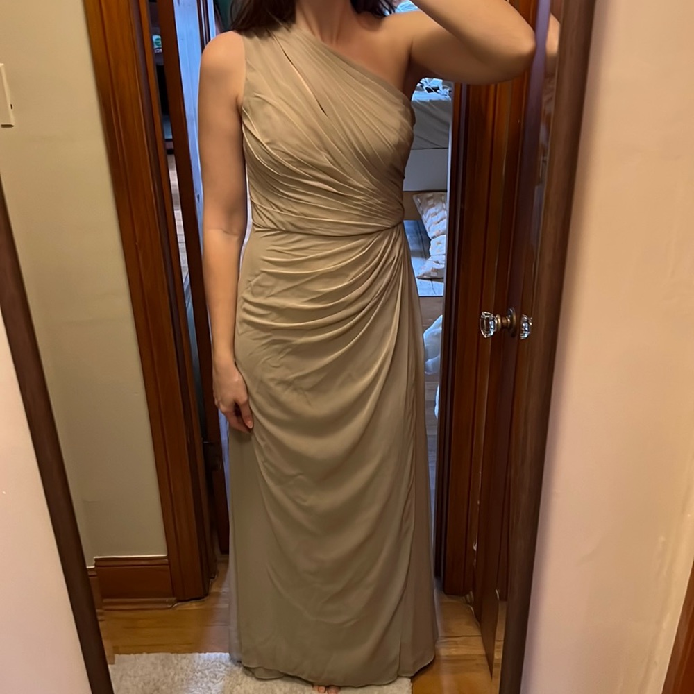 Beige Formal Dress